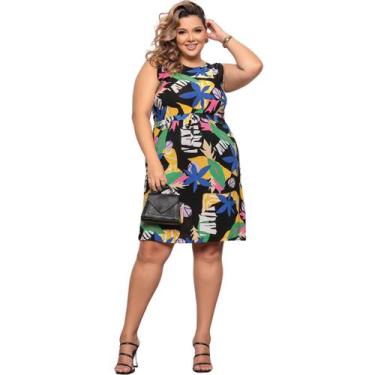 Imagem de Vestido Igreja Moda Crista Estampado Barato - Felicity