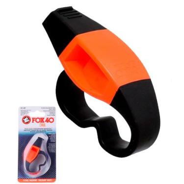 Imagem de Apito Futebol Fox 40 Caul 110 Dcb Importado Profissional, Laranja