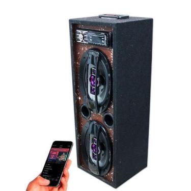 Imagem de Caixa Som Bluetooth Usb Ativa Modulo Taramps Pioneer 6x9 - OESTESOM