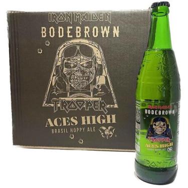 Imagem de Cerveja Aces High Hoppy Ale 600ml Iron Maiden Cítrica Bodebrown Troope