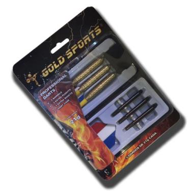 Imagem de Kit de Dardos Gold Sports Profissional 21 gramas, Unissex, Azul