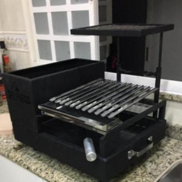 Imagem de Churrasqueira Parrilla Compacta -com Acendedor Elétrico - Del Fuego Gr