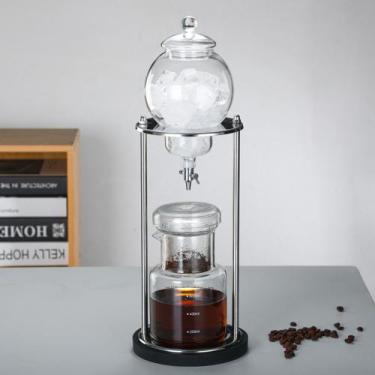 Imagem de Ice Drip Para Café Cold Brew 600ml Com Suporte De Inox - RALEO
