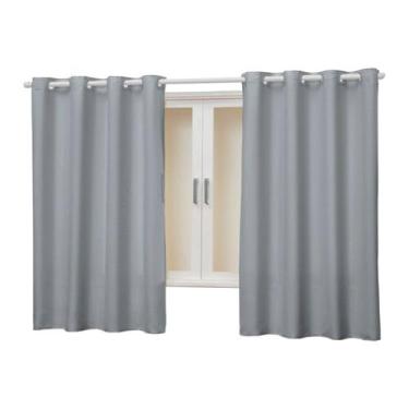 Imagem de Cortina de Janela Tecido Grosso OXFORD 2,50M x 1,40M para Sala Quarto 