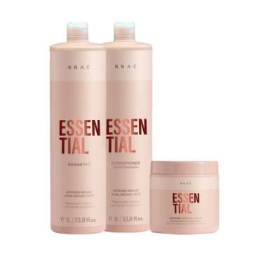 Imagem de Kit Braé Essential Hair Repair  Grande  (3 produtos)