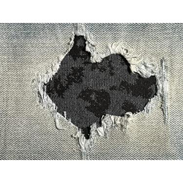 Imagem de Patches de ferro leves estilo Peek-A-Boo da Holey Patches - (2) 12,7 cm x 12,7 cm