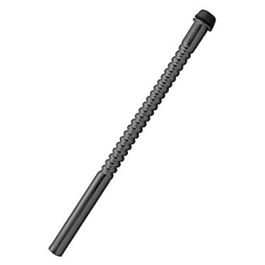 Imagem de Westbrass D115-62 1,27 cm de elevação ondulada para torneira e vaso sanitário, fosco, revestido em pó preto plano