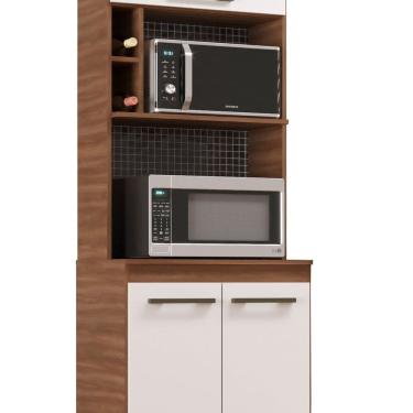 Imagem de Paneleiro Torre Quente Realeza com 3 Portas Manchester/Branco