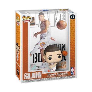 Imagem de Boneco colecionável Funko Pop! Devin Booker, revista NBA SLAM