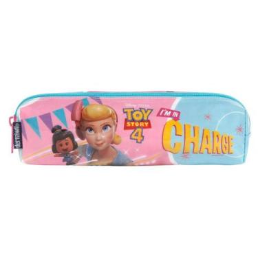 Imagem de Estojo Escolar Simples Infantil DMW 37547 Toy Story 4, Azul