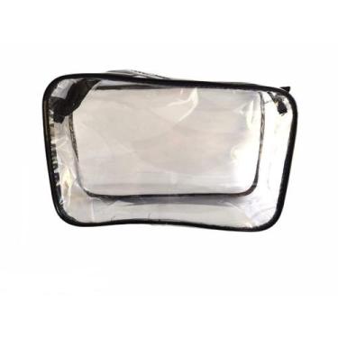 Imagem de kit com 100 necessaries Transparente e Preta - Gii matos makeup 