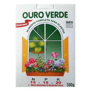 Imagem de Fertilizante Ouro Verde  NPK 15-15-20   -  500g - Sempre Verde