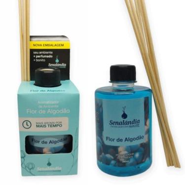 Imagem de 1 Aromatizador Ambiente de Flor de Algodão 280ml Difusor Vareta Senalâ