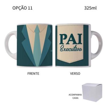 Imagem de Caneca 325ml Feliz Dia Do Pais Melhor Pai Do Mundo Super Pai - LARANJA