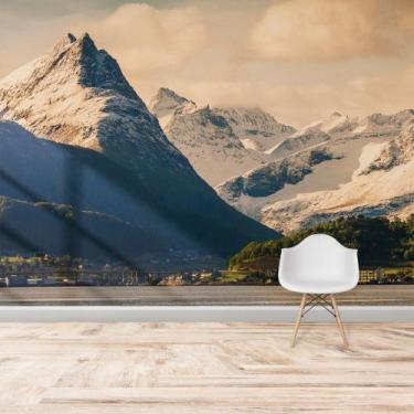 Imagem de Painel Adesivo Papel de Parede Montanhas N014297 3,00x2,90m - Adesivo 