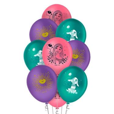Imagem de Balão de Festa Decorado Wish - 9''23cm - 25 unidades - Regina - Rizzo
