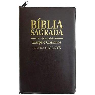 Imagem de Bíblia Sagrada - Possui LETRAS GIGANTES - Harpa Cristã - Tamanho Grand