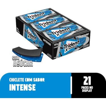 Imagem de Chiclete adams trident c/21 intense, Fresh