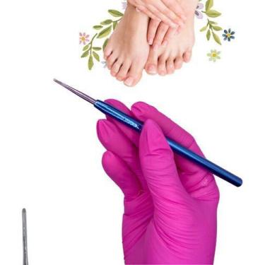 Imagem de Bisturi Podólogo Micro Nuclear 208 Unha Profissional Azul - Jon Indúst