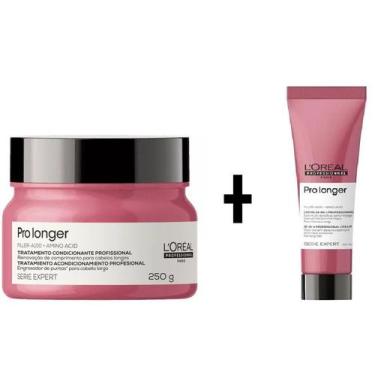 Imagem de Kit LOréal Pro Longer Máscara 250g + Leave-in 150ml (CPP) - LOréal Pro