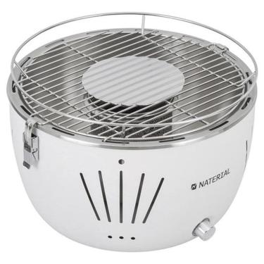 Imagem de Churrasqueira Carvão Portátil Table Grill Branca - Naterial