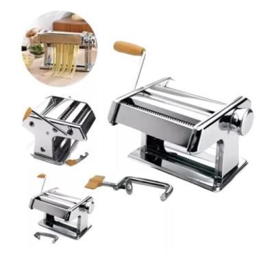 Imagem de Cilindro P/ Massas Inox Maquina de Macarrão Caseiro Talharim - Bestfer