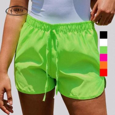 Imagem de short tactel feminino - k'gente primaverão, Verde, G2