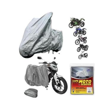 Imagem de Capa Para Moto / Scooter Lisa Impermeável Térmica Sol Chuva - Plast Le