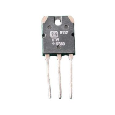 Imagem de 1x Transistor Stw11nb80 Mosfet N 11amp 800v To247 Harris