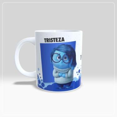 Imagem de Caneca  Divertida mente 2  Tristeza - Jlssublimação, Branco