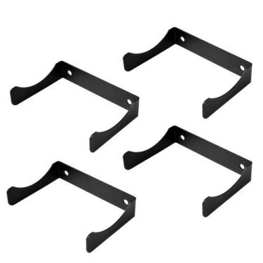 Imagem de Suportes De Garrafa De Parede Sterk Aço Carbono 12cm Decoração Organiz