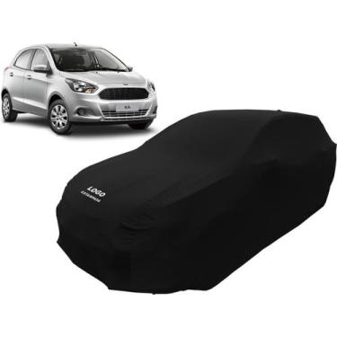 Imagem de Capa De Tecido P/ Proteger Carro Ford Ka Hatch - Mz, Preta