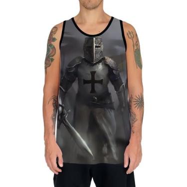 Imagem de Camiseta Regata Cavaleiros Templários Cruzadas Armaduras 3 - Enjoy Sho