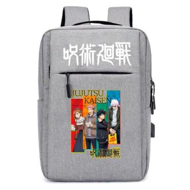 Imagem de Mochila USB Escolar Estampa Infantil Anime Jujutsu Kaisen Notebooks, T