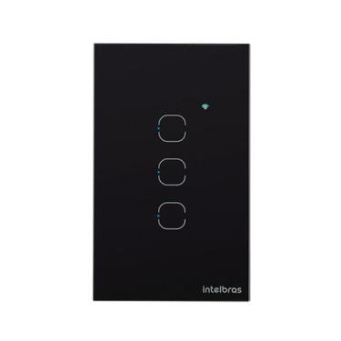 Imagem de Interruptor Smart Wi-fi Touch 3 Preto Ews 1003 4850018 - INTELBRAS