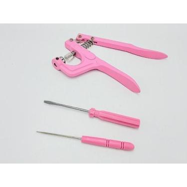 Imagem de Alicate de Pressão com Botões e Matrizes OK-021 Rosa - Okachi