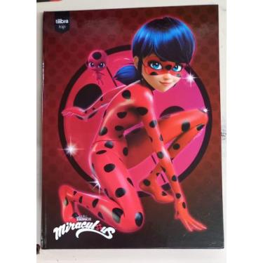 Imagem de Caderno tilibra  96 folhas miraculous  lady bug, CAPA COM DESENHOS VAR