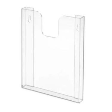 Imagem de Display A4 Acrílico Porta Folha Parede Prontuário Kit 4 Pcs - Reload