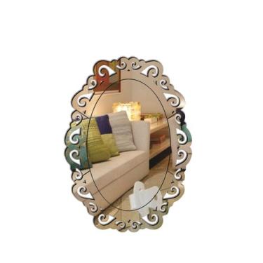 Imagem de Aplique de Espelho Decorativo Acrílico Veneziano 34x47cm 38212 - CREAT