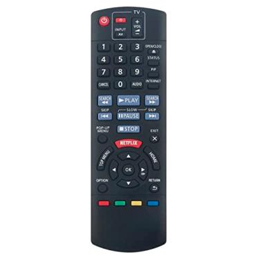 Imagem de Controle remoto de substituição N2QAYB000870 adequado para leitor de Blu-ray Disc Panasonic DMP-BD79 DMP-BD79EB-K