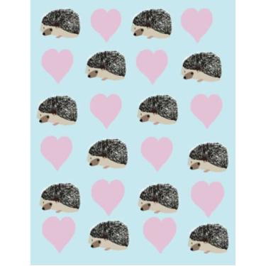 Imagem de Cuaderno De Erizos | Rayado con Hojas de Horario, Hojas de Dibujo: Libreta Escolar 100 Hojas Rayadas de Composición Tamaño Carta