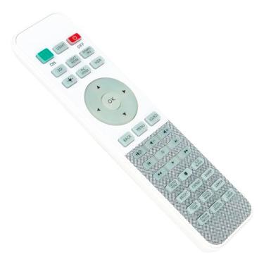 Imagem de PERFASCIN Controle remoto infravermelho de substituição adequado para projetor BenQ MH684 TH670 W1075 W1080ST+ W1120 W3000 W1700 W1090 TH683 W1070+ W2000 W2000+ W1110