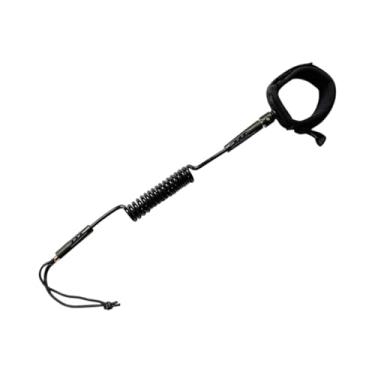 Imagem de menolana Corda elástica para prancha de surfe, correia de pulso enrolada, corda para stand up paddle board, acessórios para esportes aquáticos, esqui e prancha