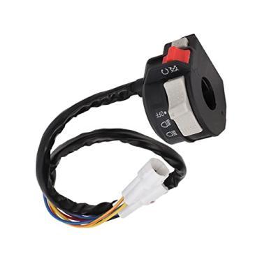 Imagem de Parar Iniciar Interruptor do Guiador, 7 Fios L Partida do Motor do Guiador R Interruptor do Farol desligado? 83973? 11? 00 Substituição para Ak 450 700 YFM 2018?