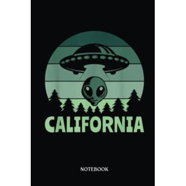 Imagem de Alien Notebook: Vintage California Alien Ufo | Alien Journal, Lined Journal Ufo, Ufo Journal, Lined Journal Alien, Size 6 X 9", 120 Pages.