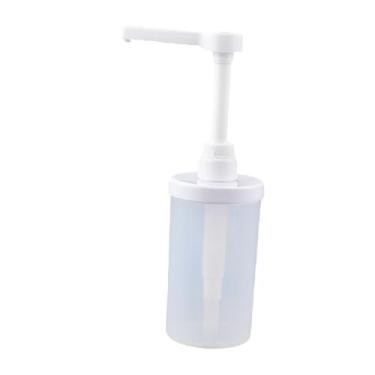 Imagem de WeiLaiKeQi Dosed Squeeze Bottle Sauce Pump Container Syrup Bottle Molhos Salada açúcares Press Bottle Ketchup Syrup Pump para Restaurante Casa, Xl