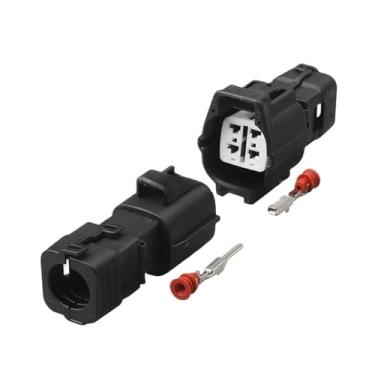 Imagem de 1 Conjunto De Conector De Cabo Fêmea Macho Ts De 4 Pinos, Pedal Traseiro Sen */sor Plug Para 6188-0472 6189-0685(Female and Male)