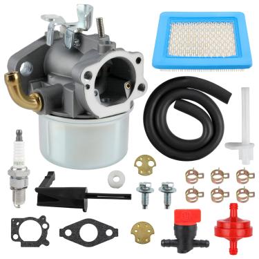 Imagem de Carburador de carburador para Briggs & Stratton 791077 696981 Craftsman Tiller Intek 190 6hp 206 motor de 5.5hp 6,5hp Intek Power Washer Go Kart Generator com filtro de ar Mangueira de combustível de vela de ignição