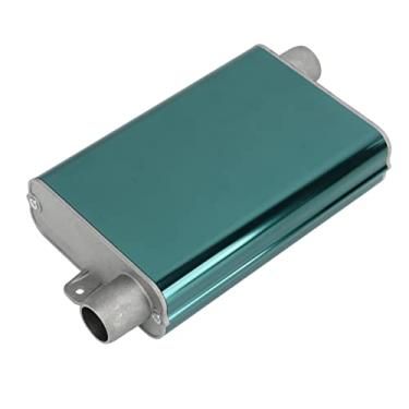 Imagem de Silenciador da Tubulação de Escape do Calefator de Estacionamento, Silenciador Reto do Calefator da Liga de Alumínio de 24mm para o Calefator do Ar