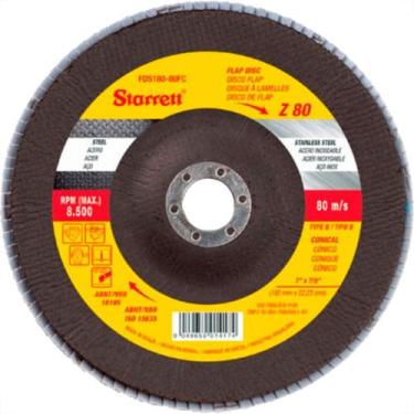 Imagem de Disco Flap Starrett 7'' 80....